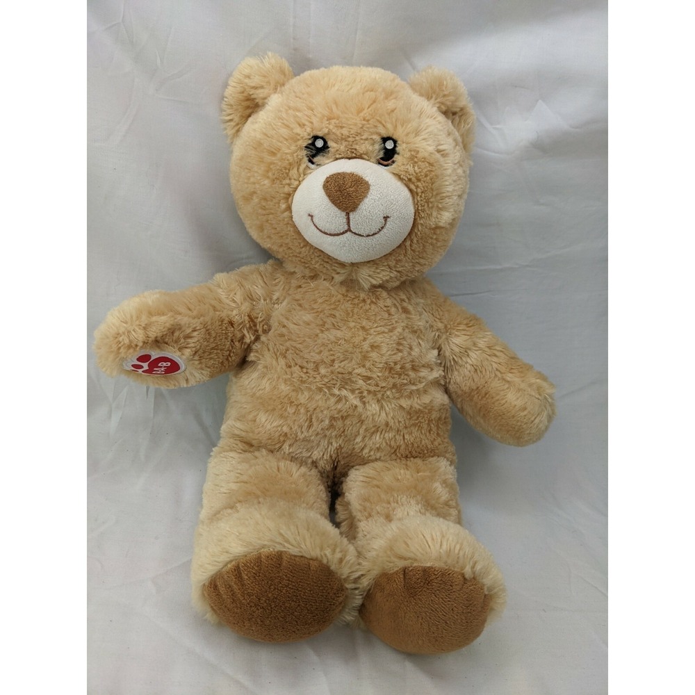 Build a Bear Tan Bear Plush 15 Inch 2015 Stuffed Animal Toy